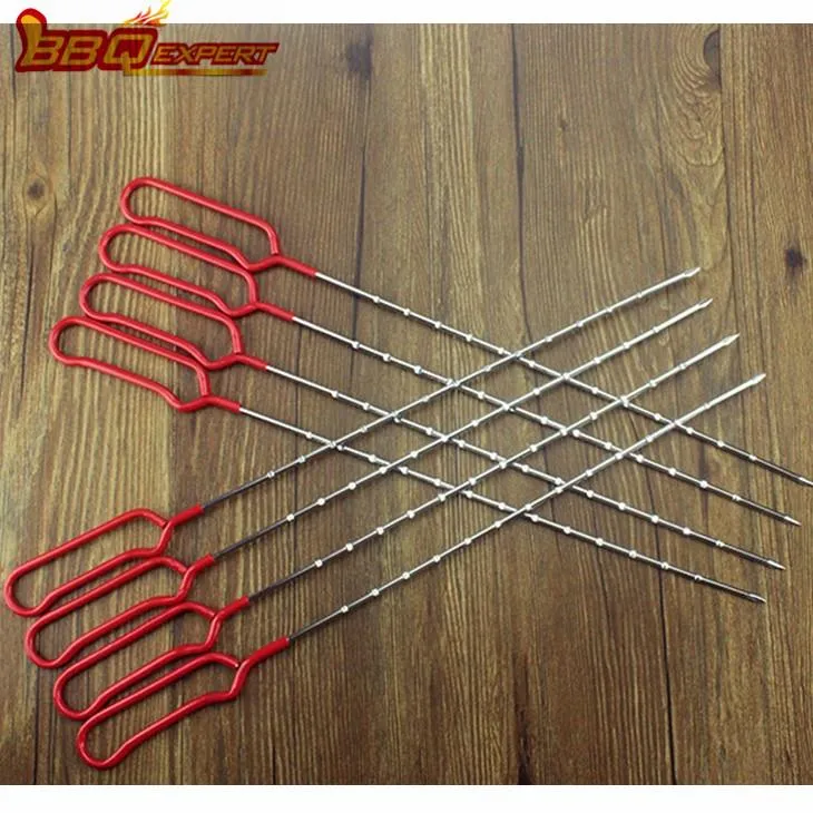 Kebabové tyčinky so špeciálnym dizajnom pre BBQ gril